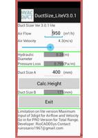 Duct Sizer Lite 3.0.1