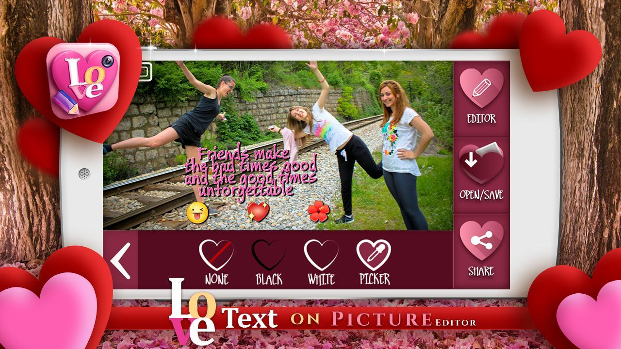 Love Text on Picture Editor