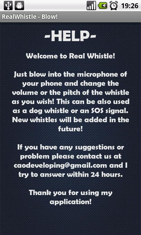 Real Whistle - Blow it!