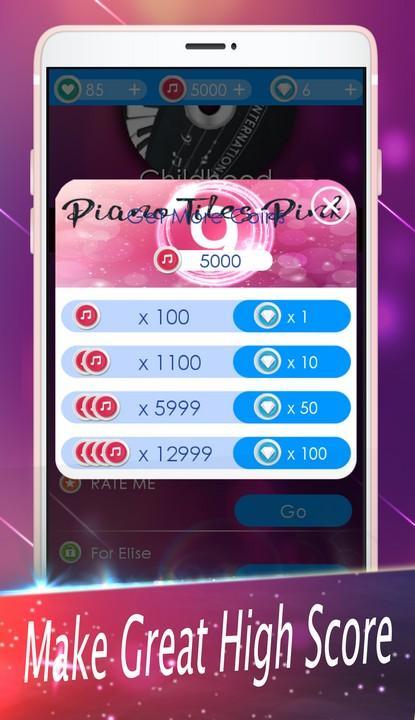 Piano Tiles Pink 9
