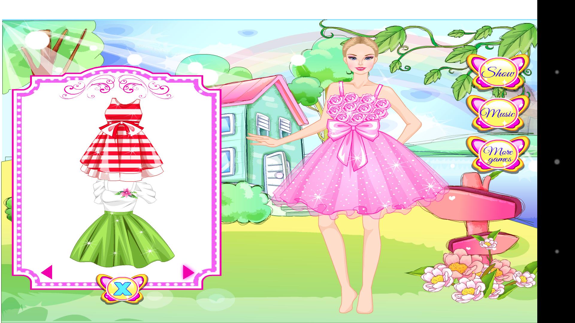 Summer Princess dress up game