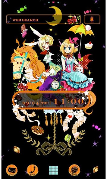 Alice's Halloween Wallpaper