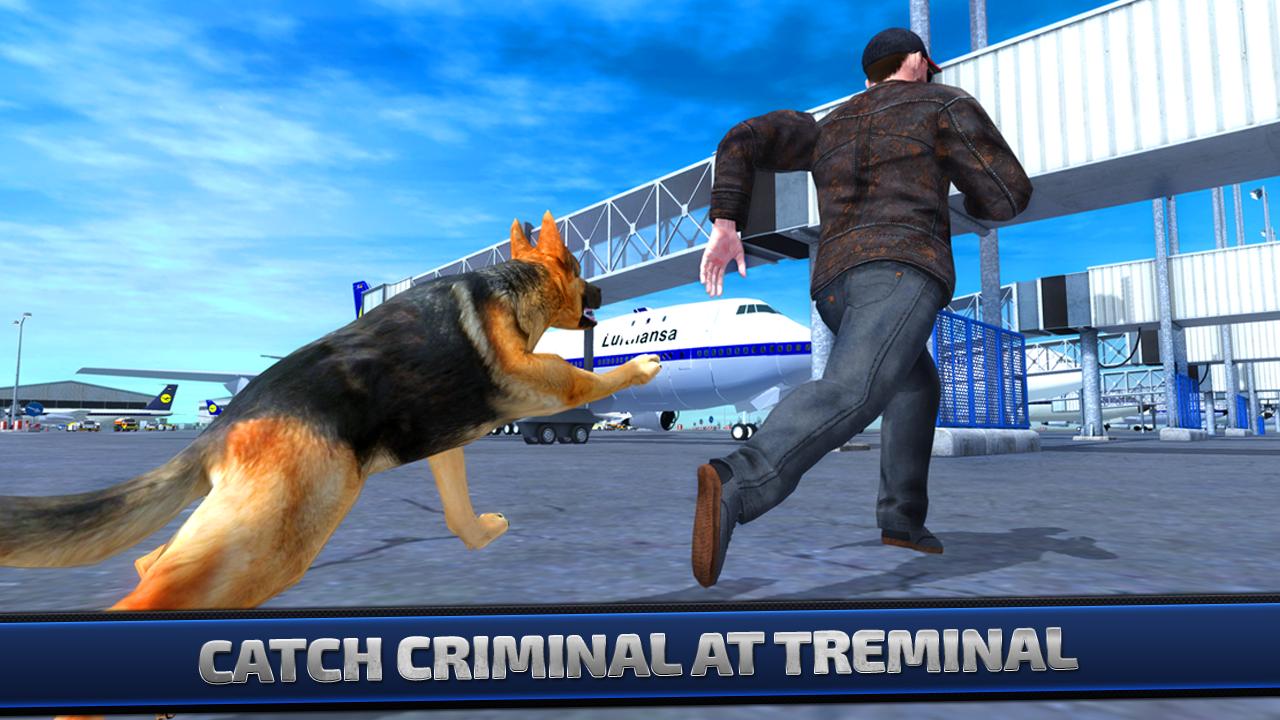 Police Dog Airport Security 3D