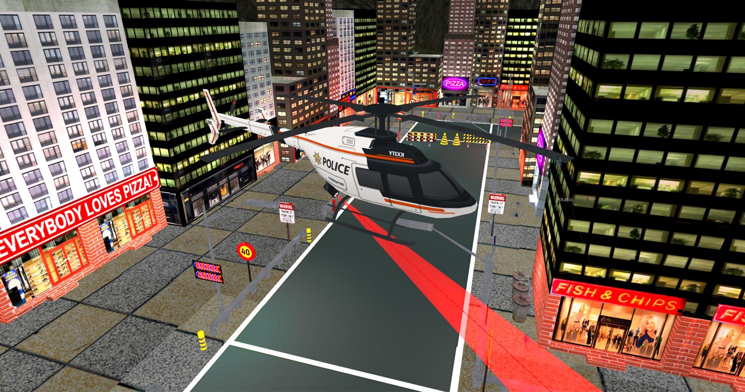 City Helicopter Car Chase 2016