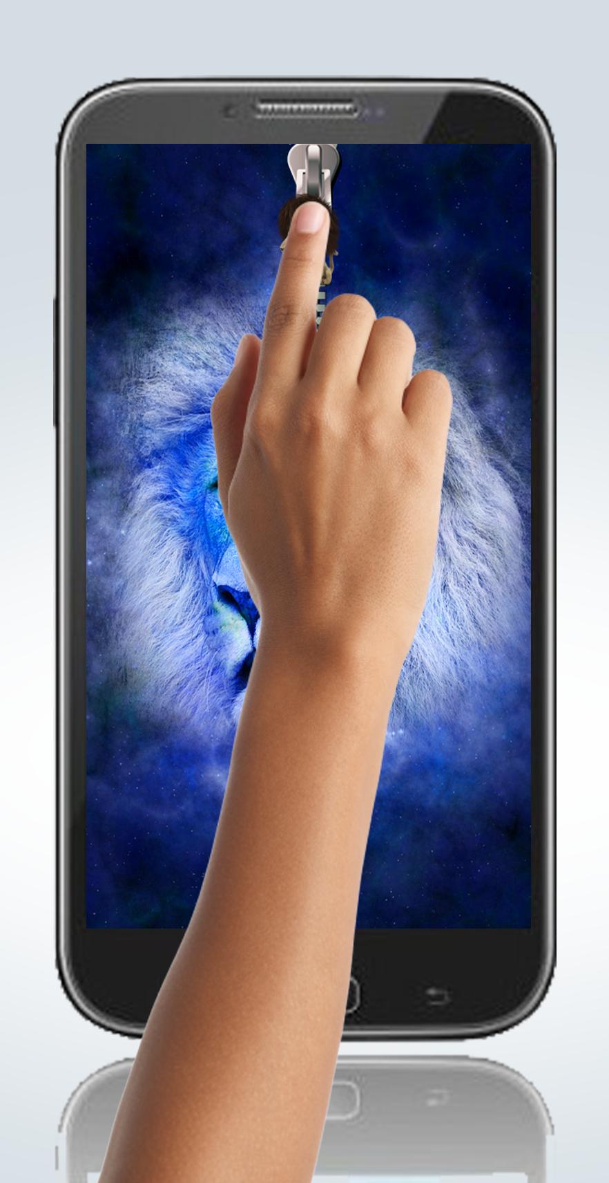Lion Zip screen lock