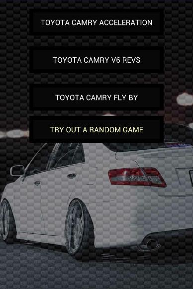 Engine sounds of Camry