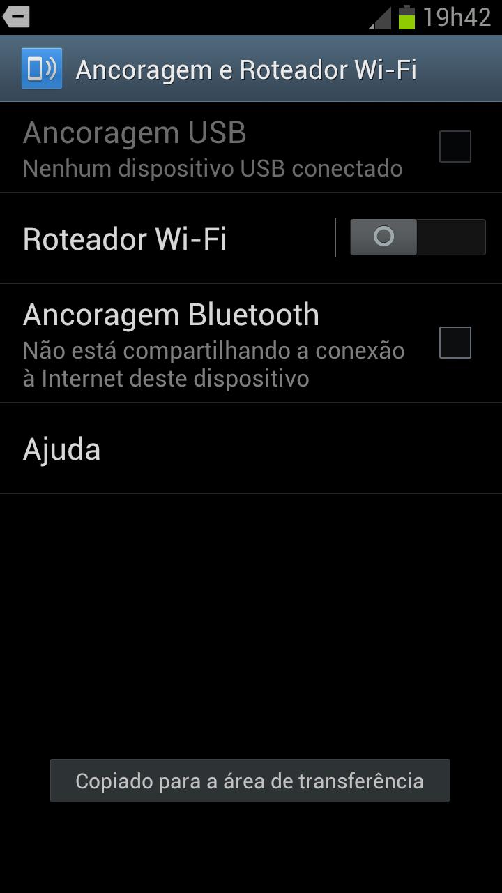 Wifi USB - Tethering