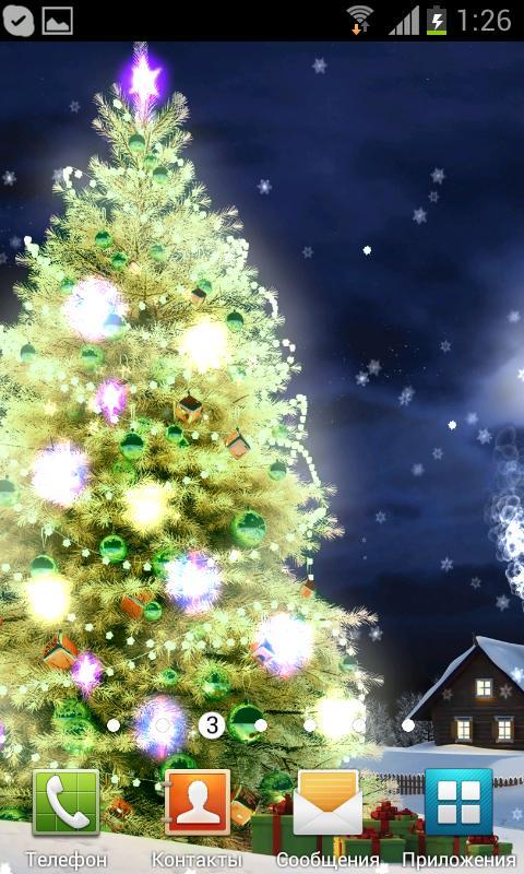 New Years Tree Live Wallpaper