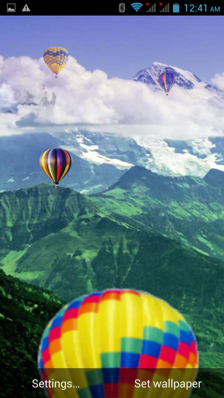 Air Balloon Live Wallpaer
