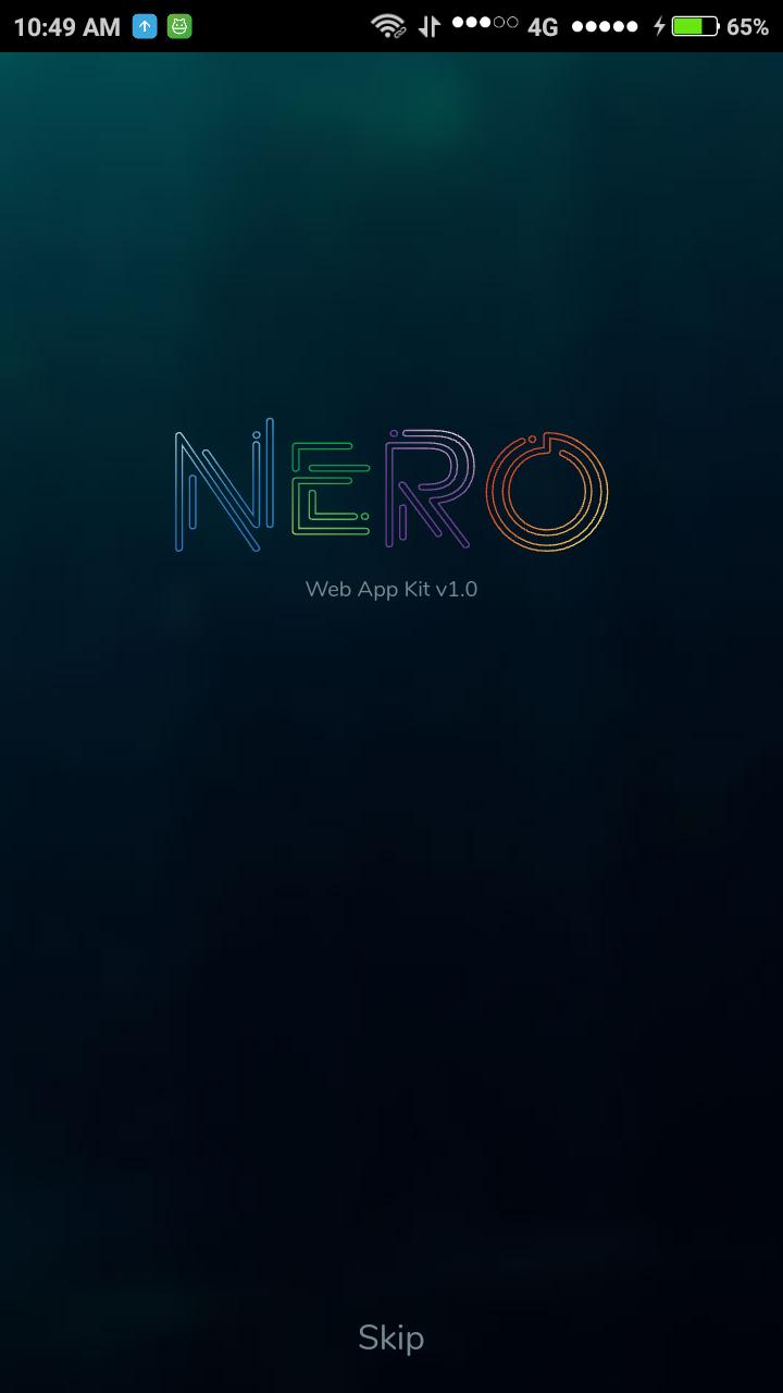Nero - Web App Kit UI/UX Mater