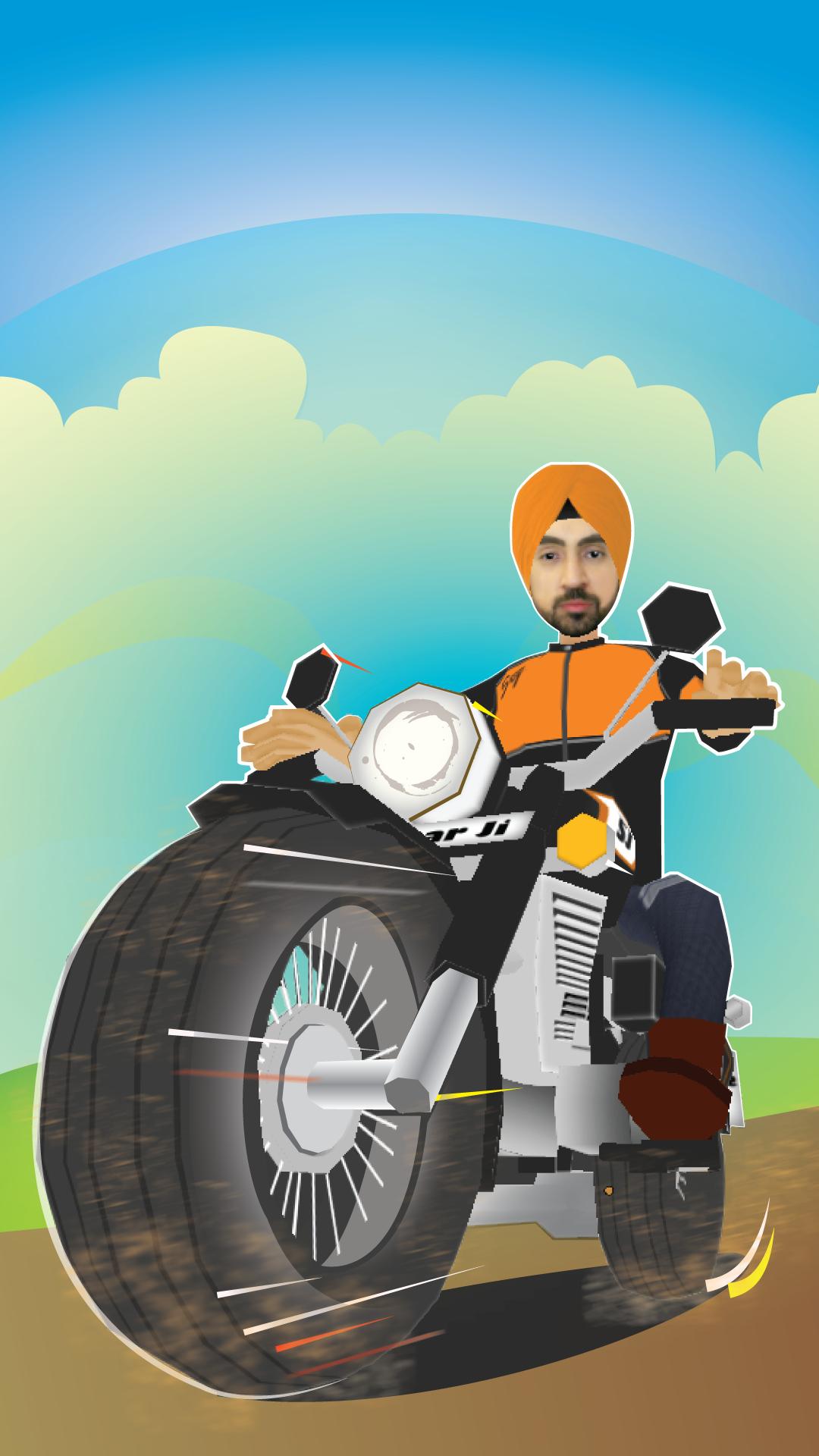 SardaarJi on Bullet