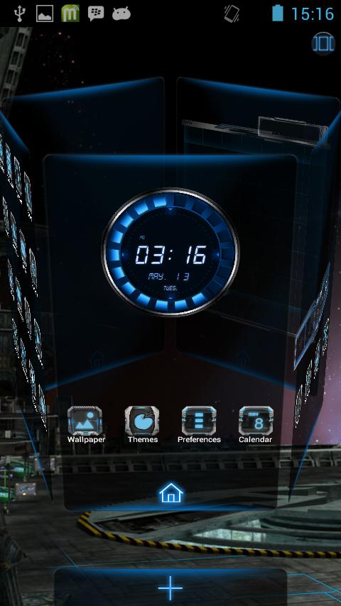 Spacebot Comet Launcher Theme