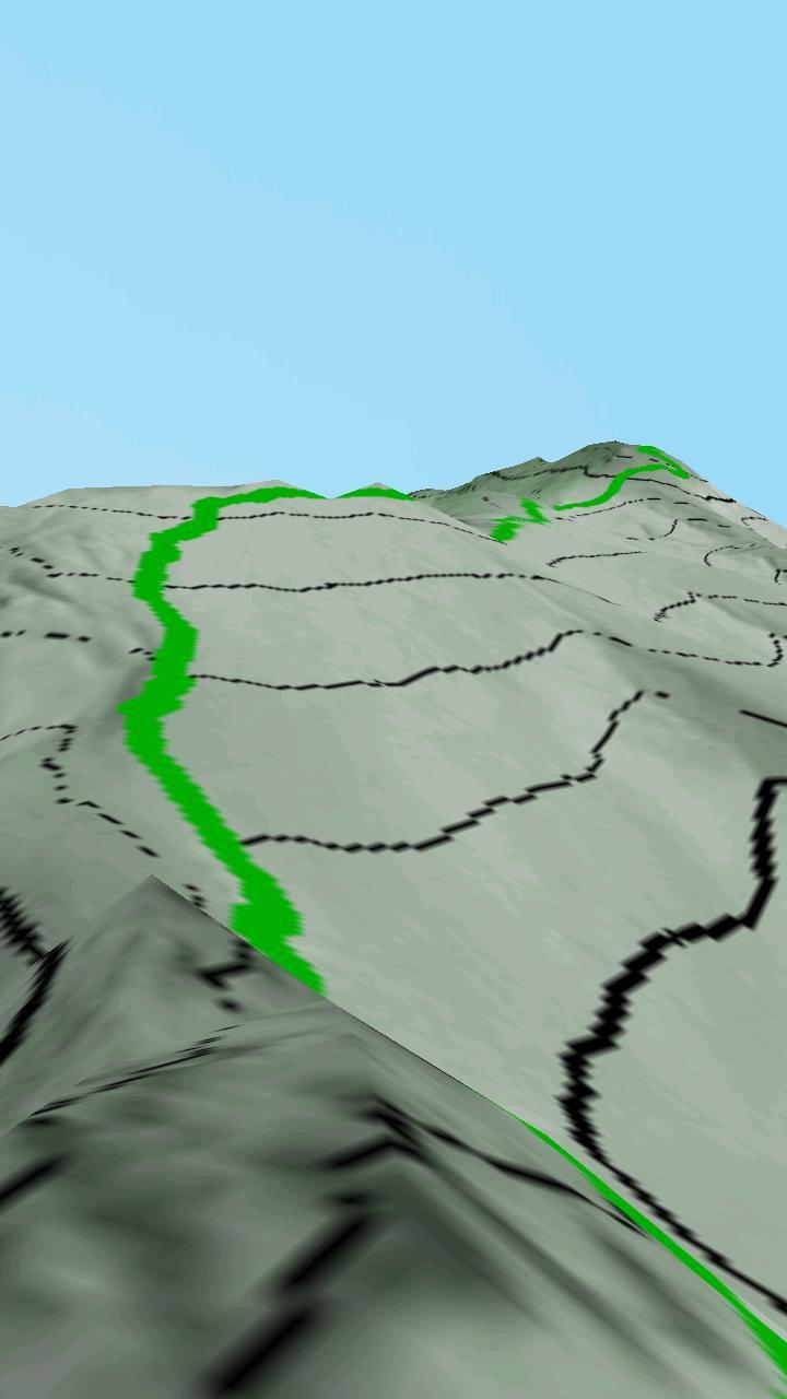 Cuerda Larga 3D Map