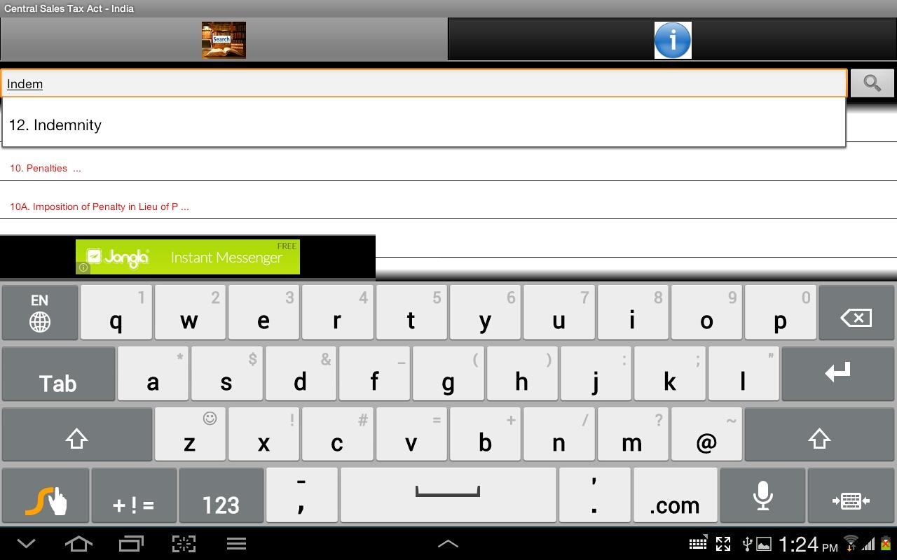 Central Sales Tax Act India