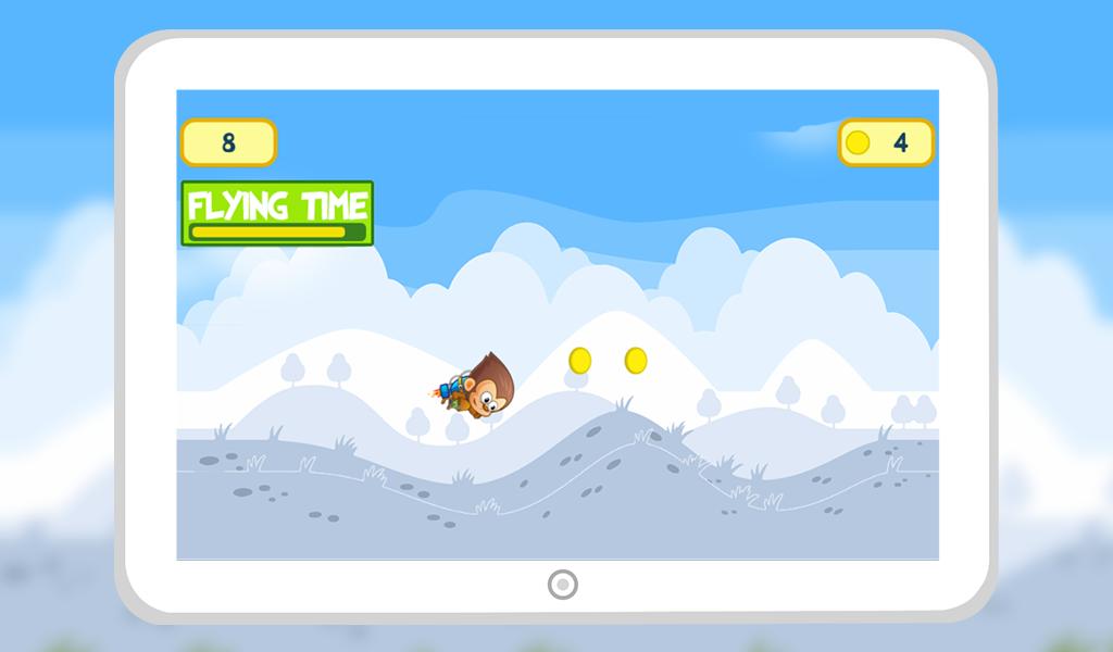 Monkey Jungle Jet Pack Flying