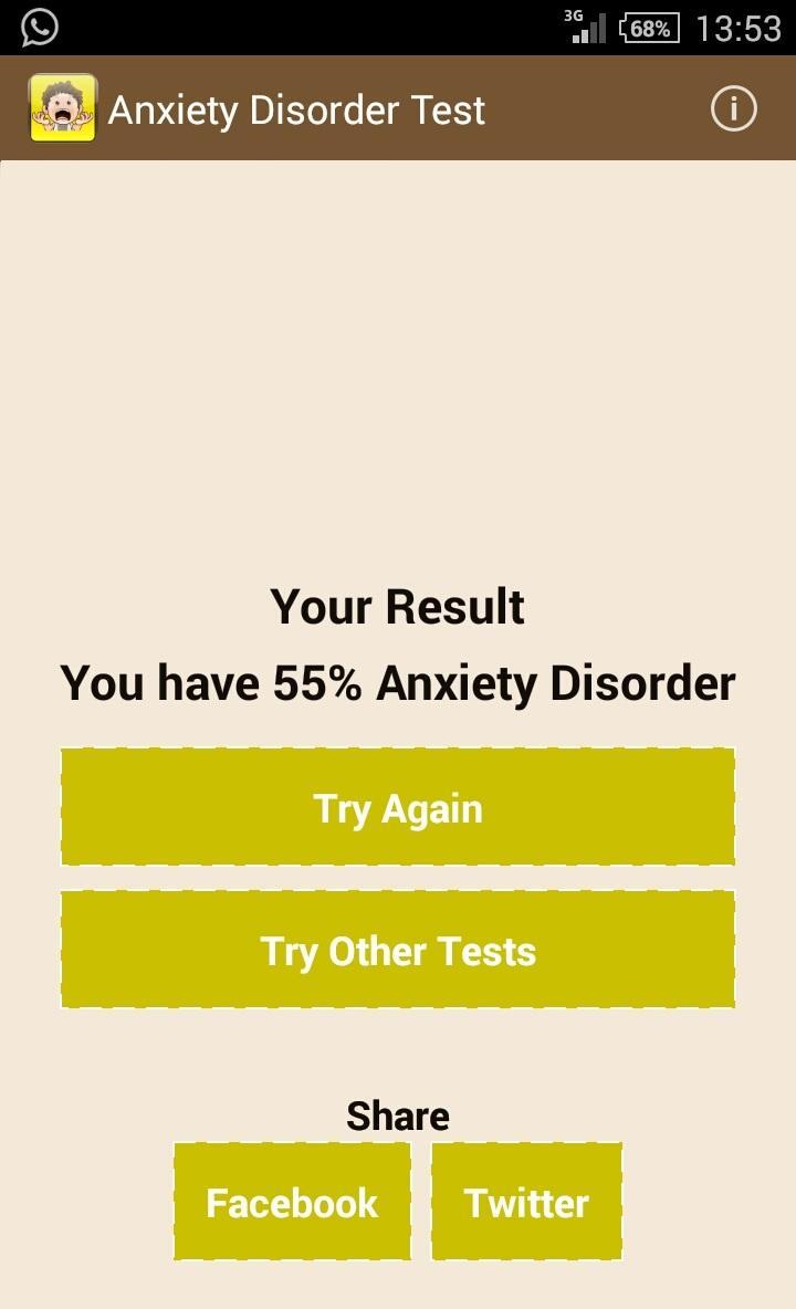 Anxiety Disorder Test