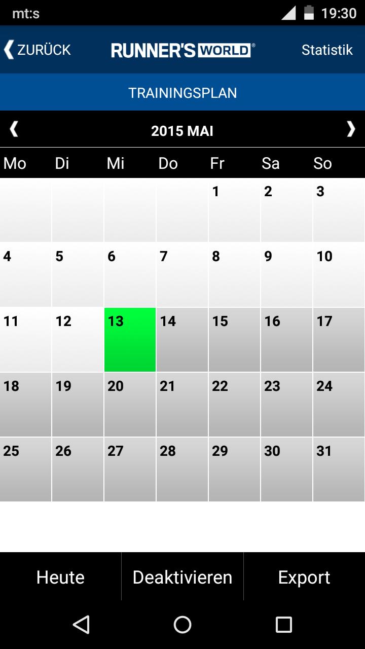 RW Marathon in 100 Tagen