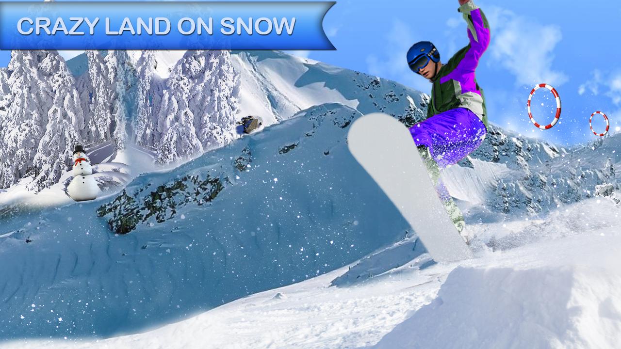 Snow Skating Mountain Stunt Surfer 3D