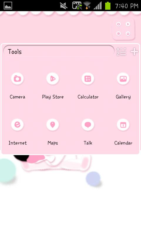 Bongja doll go launcher theme