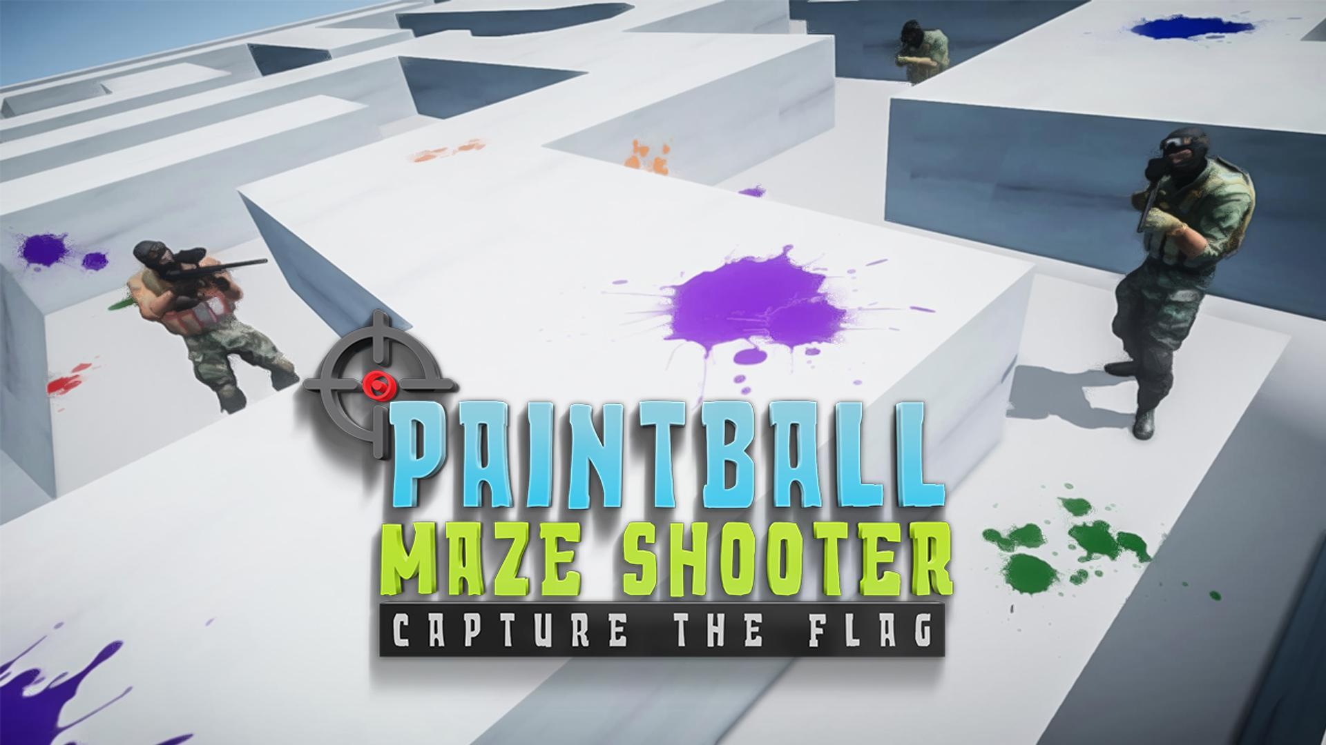 Paintball Maze Shooter- Capture The Flag