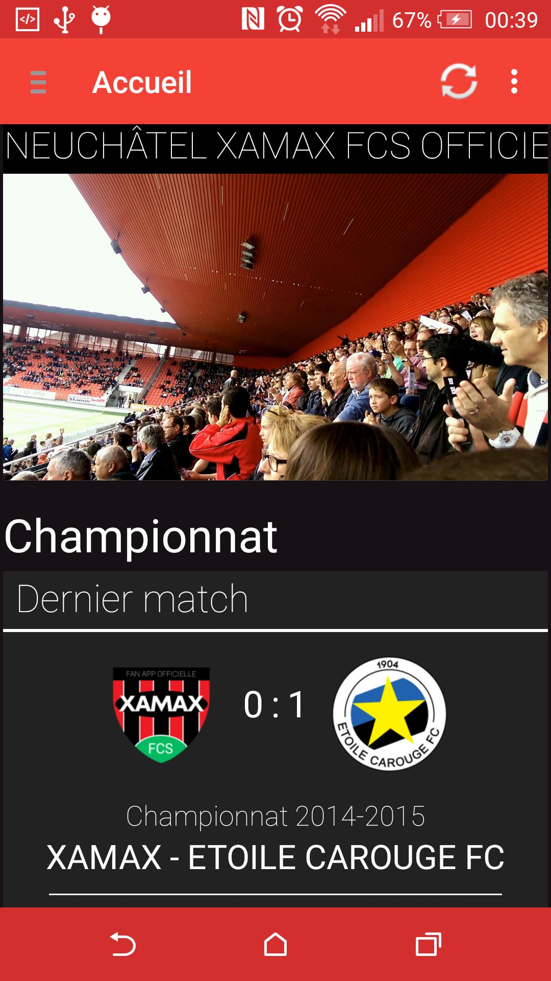 Xamax FAN App