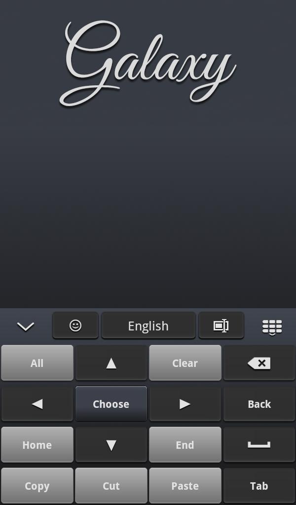 Keyboard for Samsung Galaxy