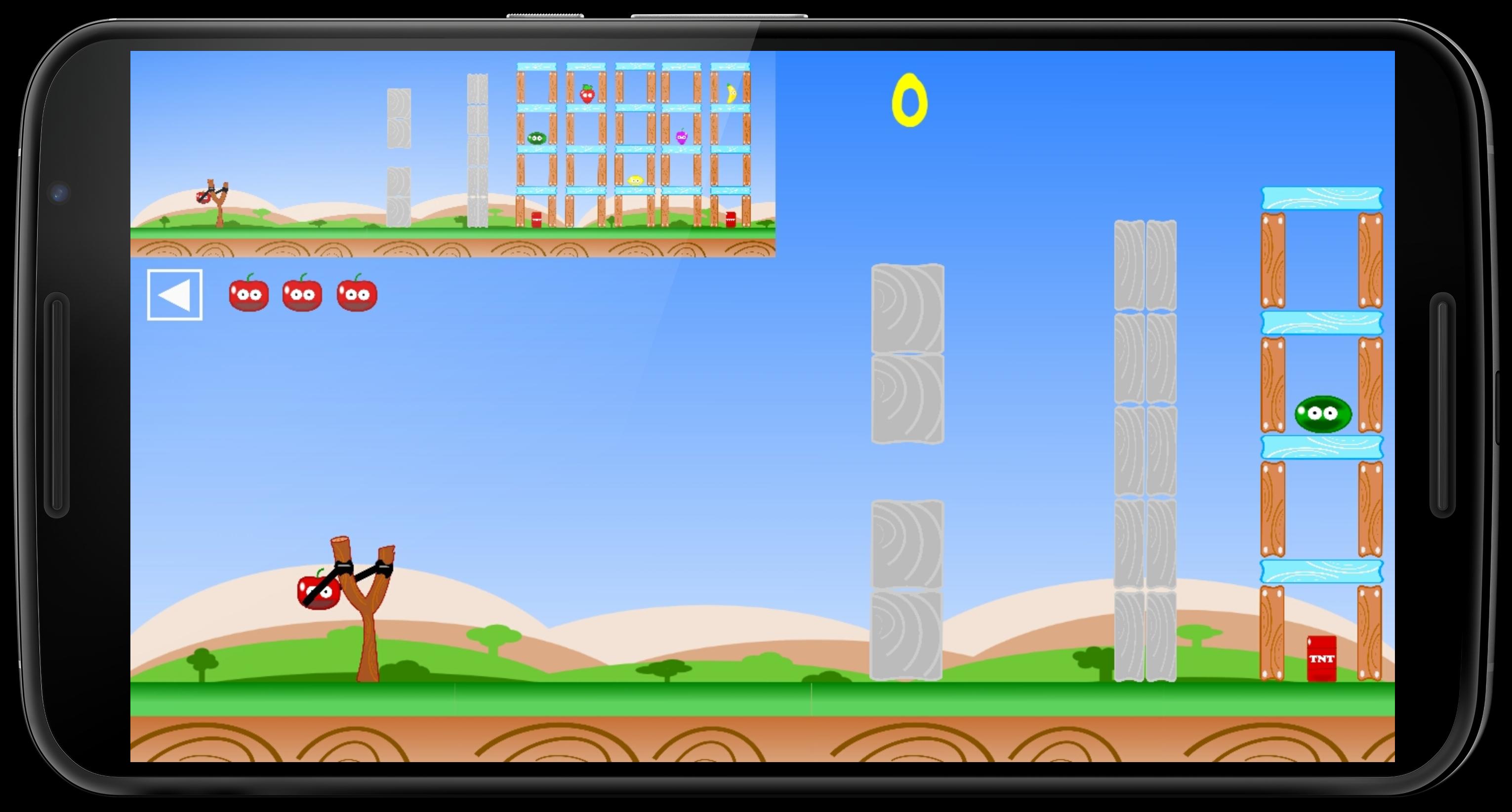 Fruit wars slingshot