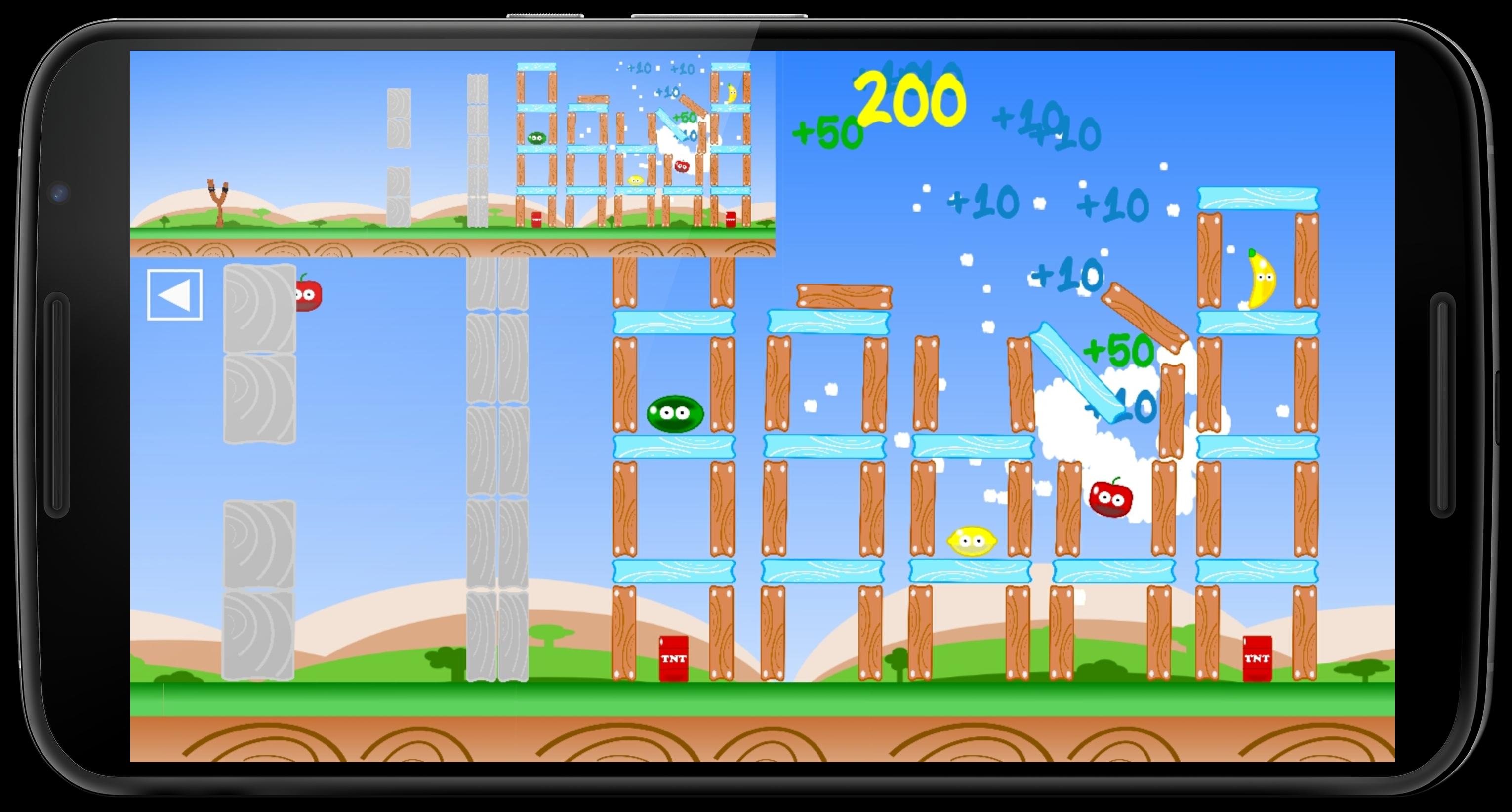 Fruit wars slingshot