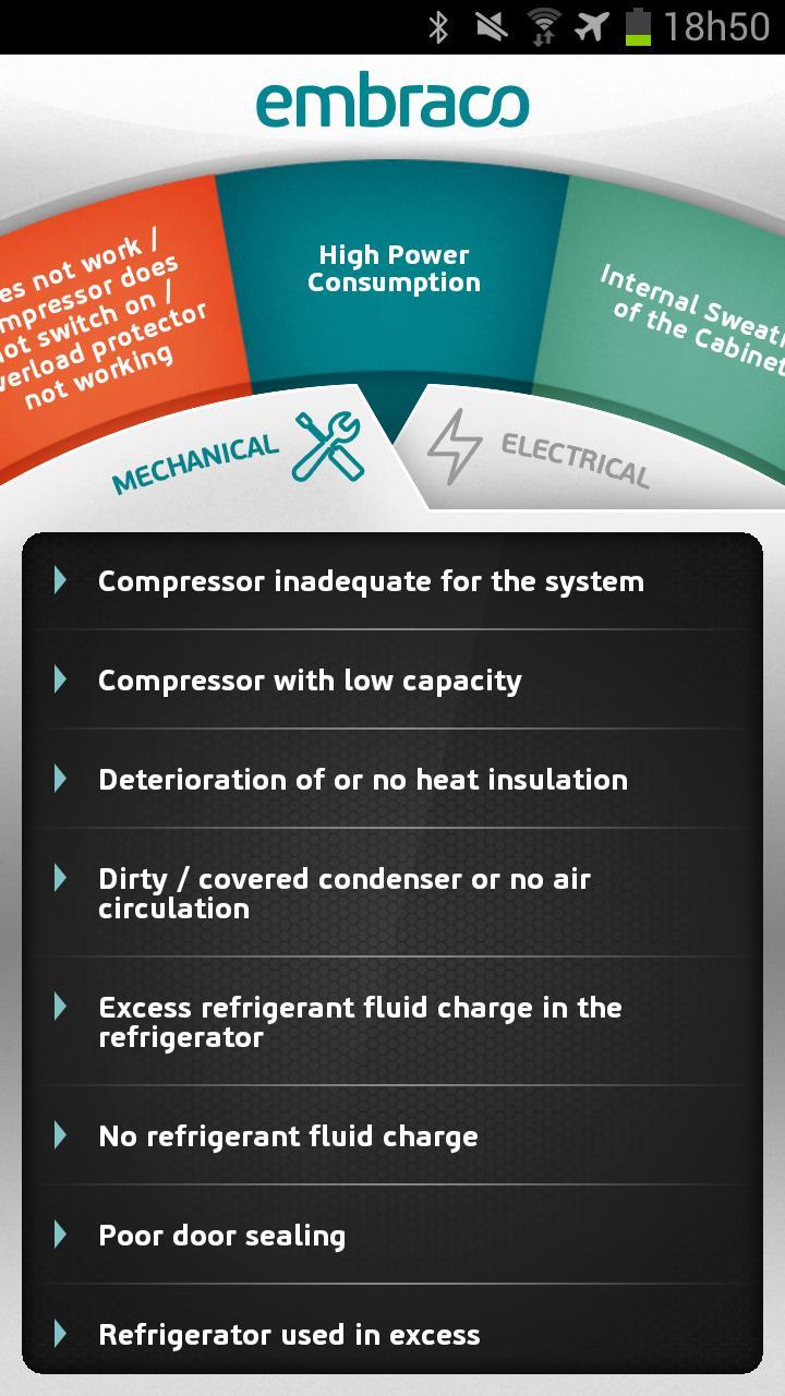 TroubleshootingApp Embraco