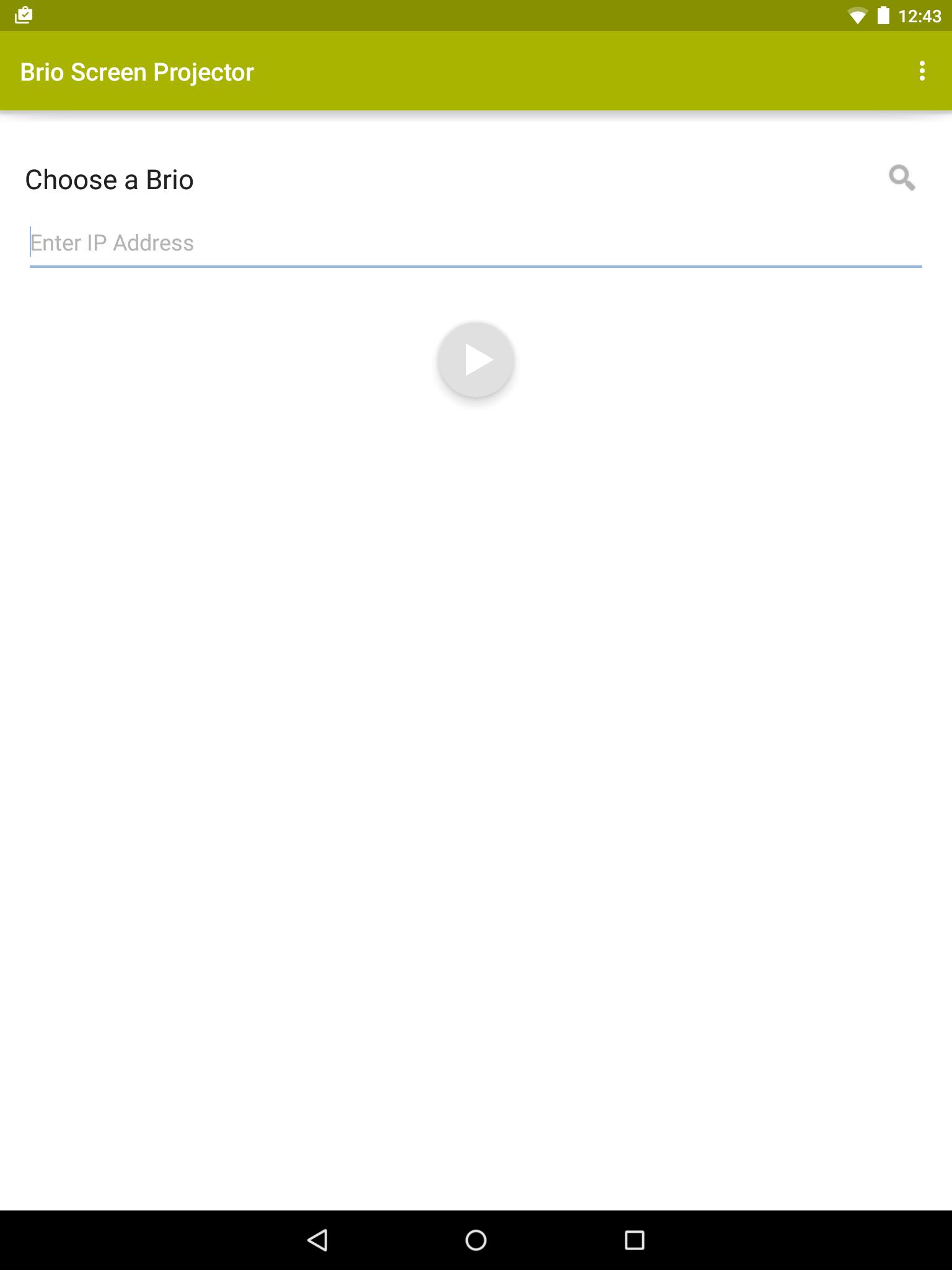 Christie Brio Screen Projector