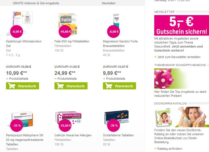 Medikamente Shop online