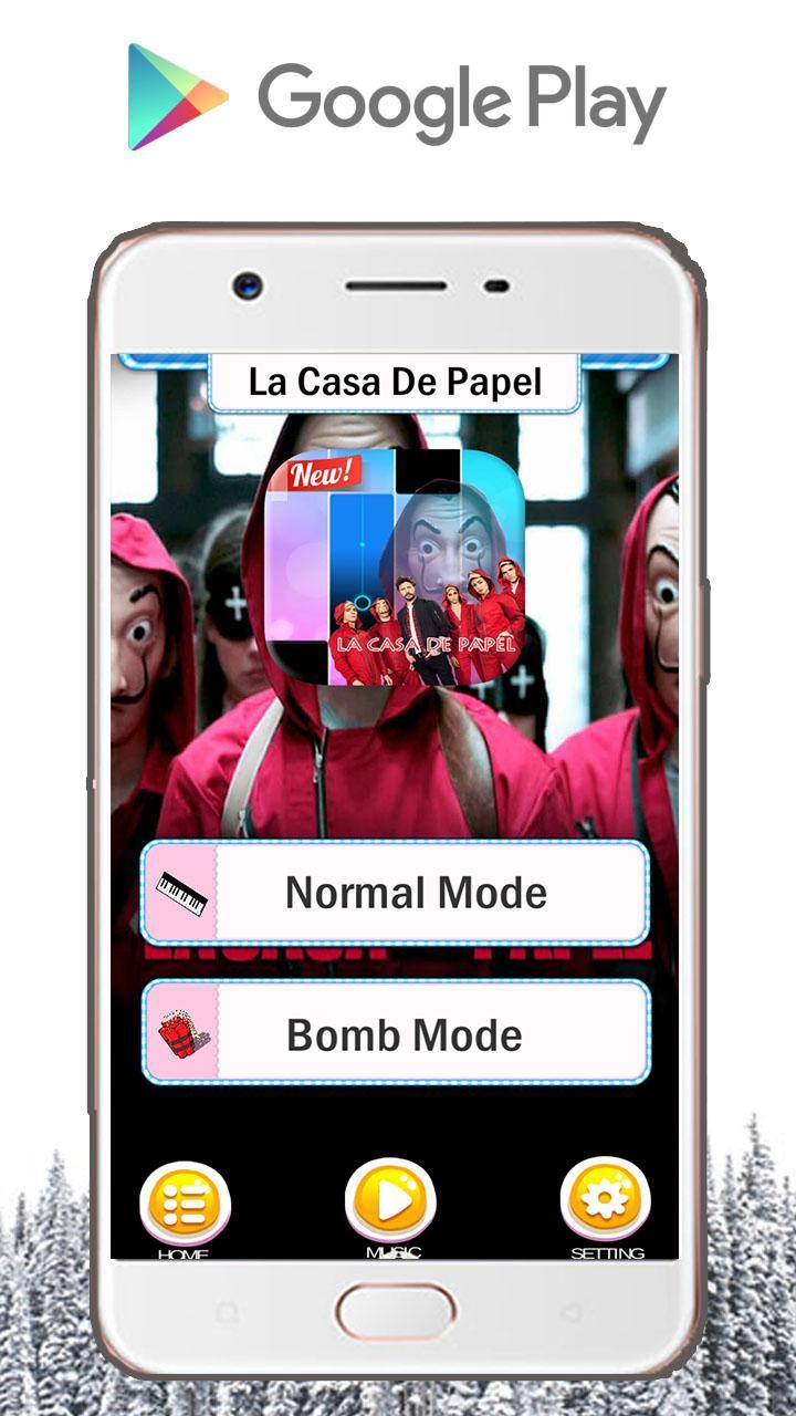 La Casa De Papel Piano Tiles