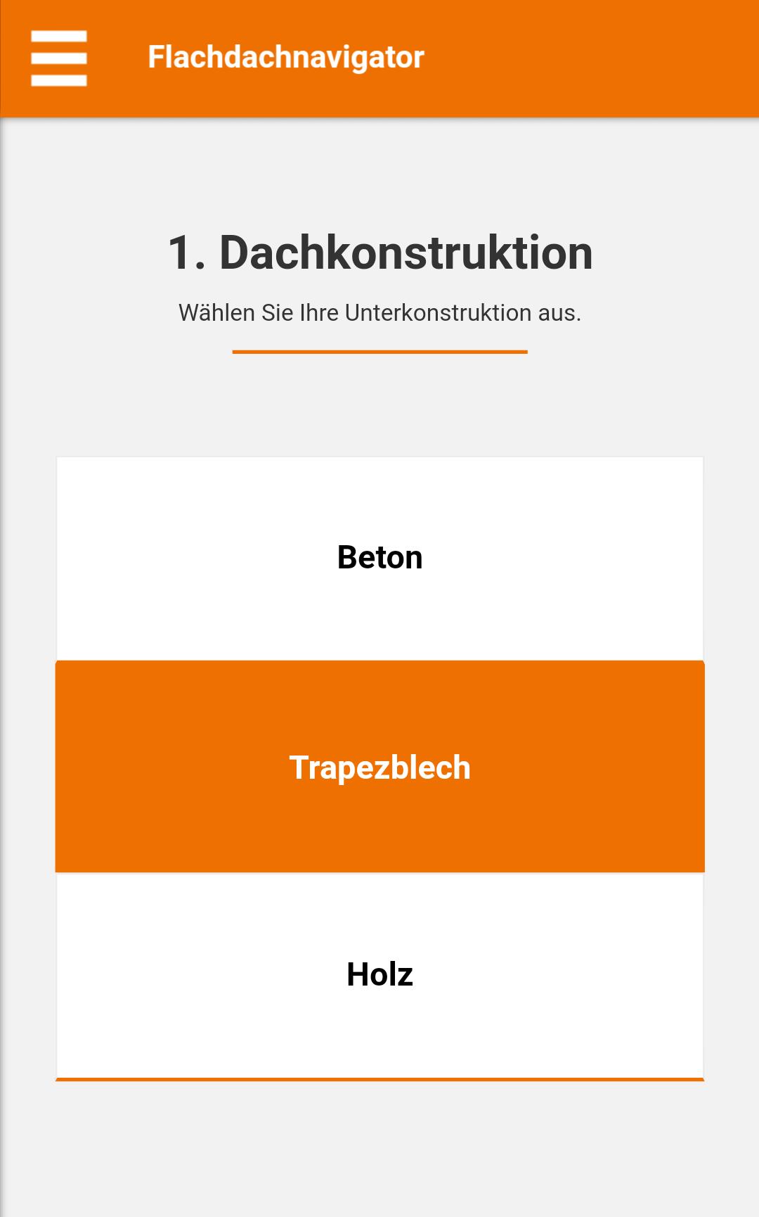 Bauder Flachdach-Navigator 2.0