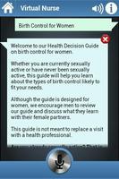 Virtual Nurse - Birth Control