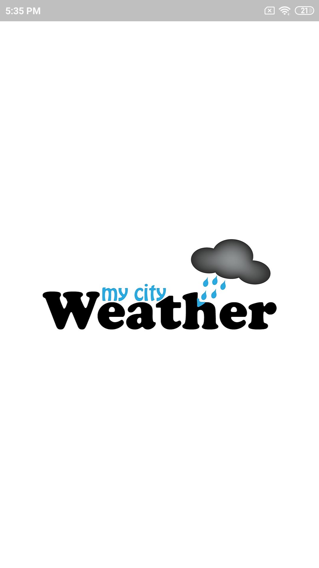 My City Weather