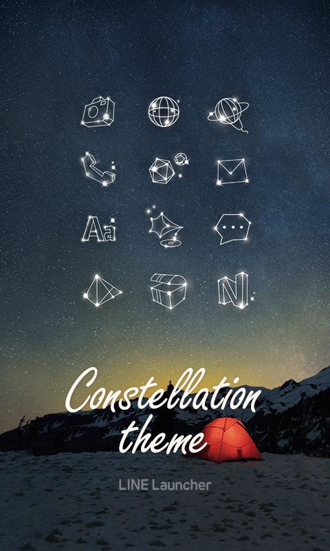 Star Light LINE Launcher theme