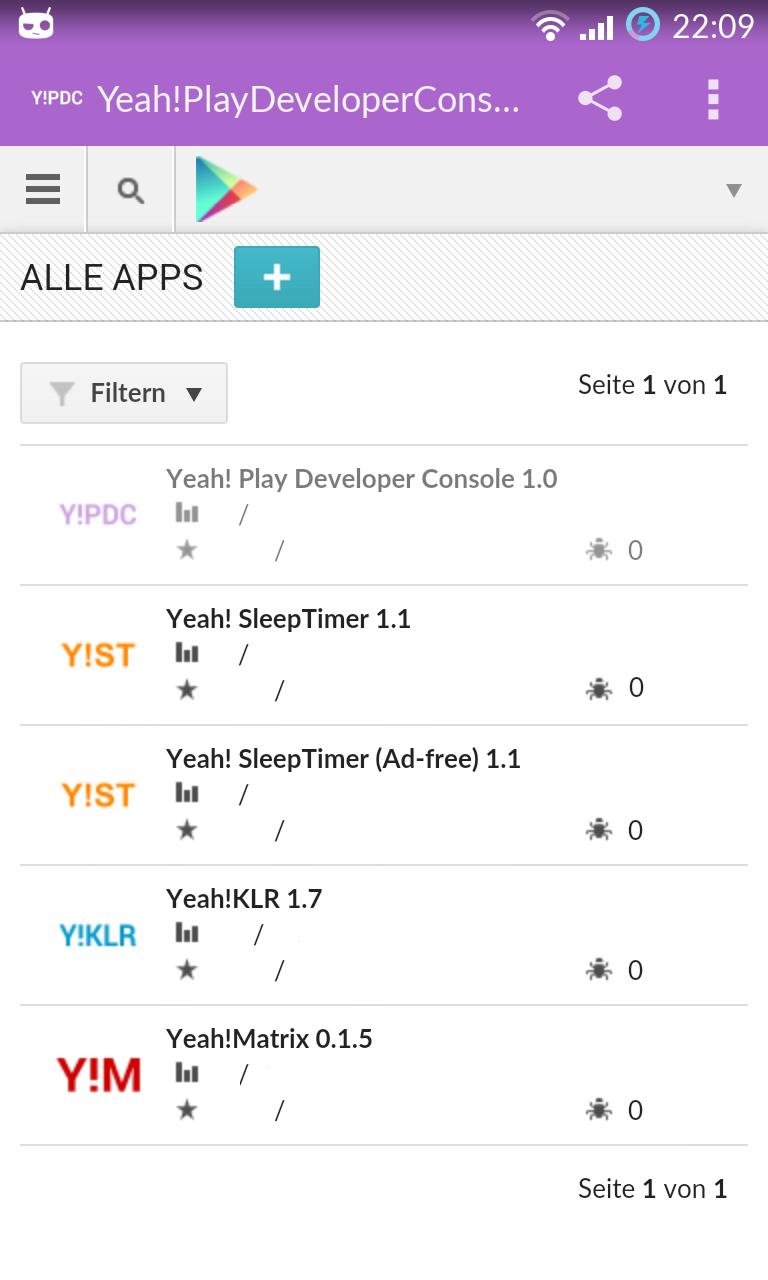 Yeah!Play Developer Console
