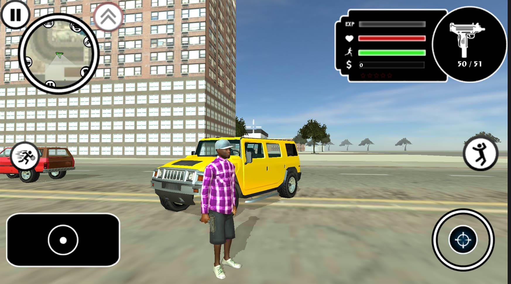 Grand Wars Crime City Gangster : Theft car driver