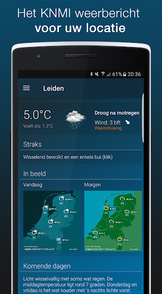 Het Weer: de weerapp
