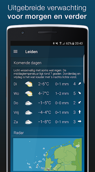 Het Weer: de weerapp