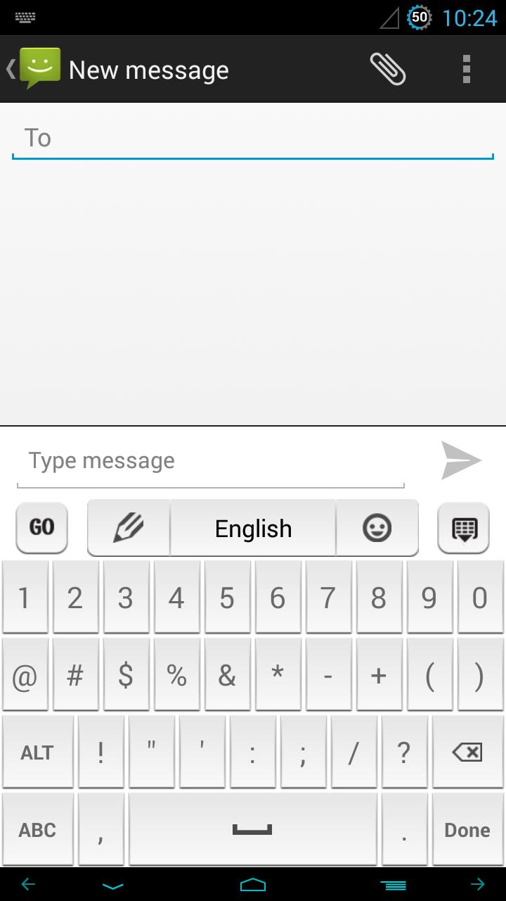 Elegant White Keyboard