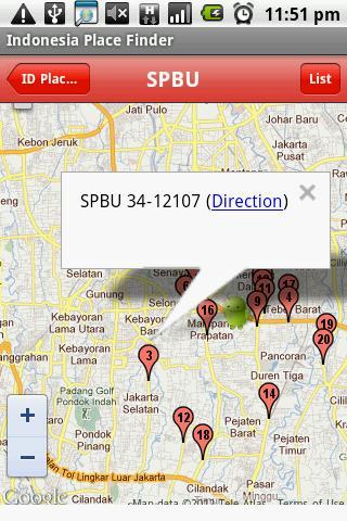 Indonesia Place Finder