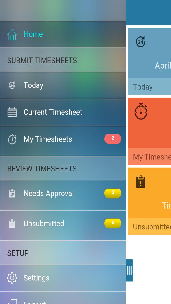 CA Clarity Mobile Time Manager