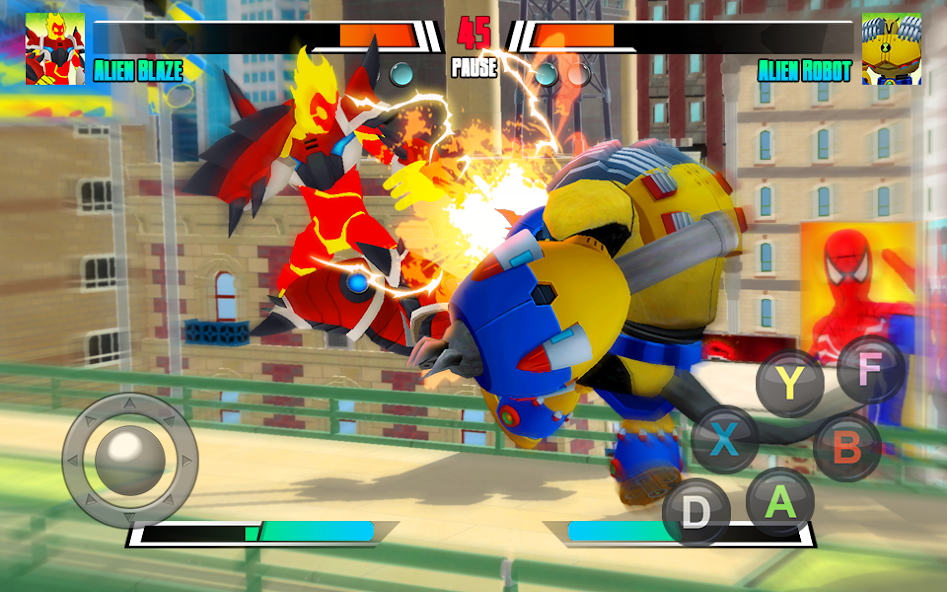 Hero Alien Fight Battle Force