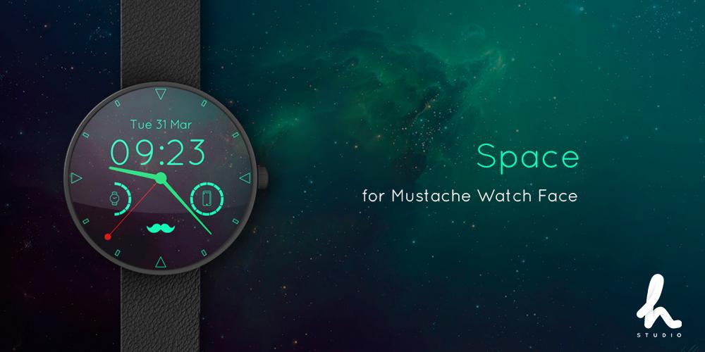 Mustache Watch Face