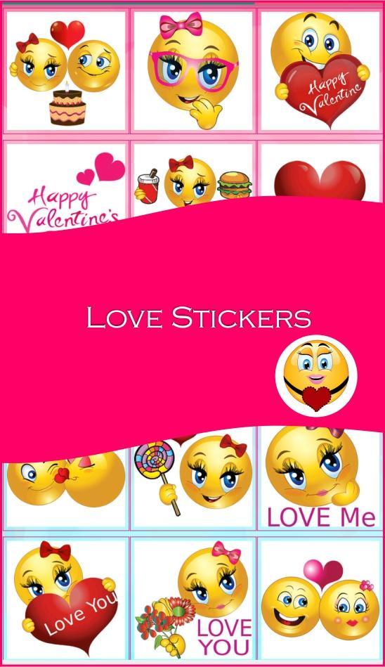 Love Emoji and Free Stickers