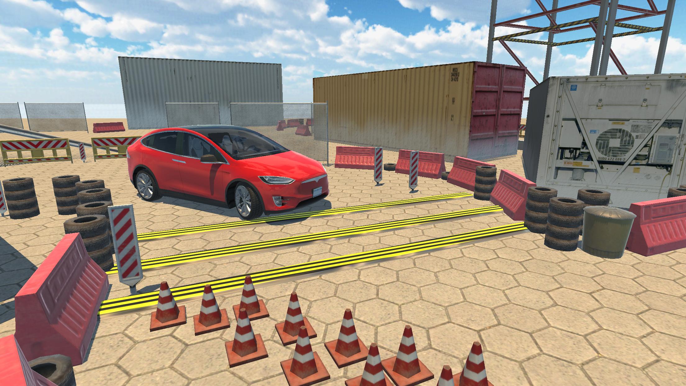 Electric Car Driving Game Sim