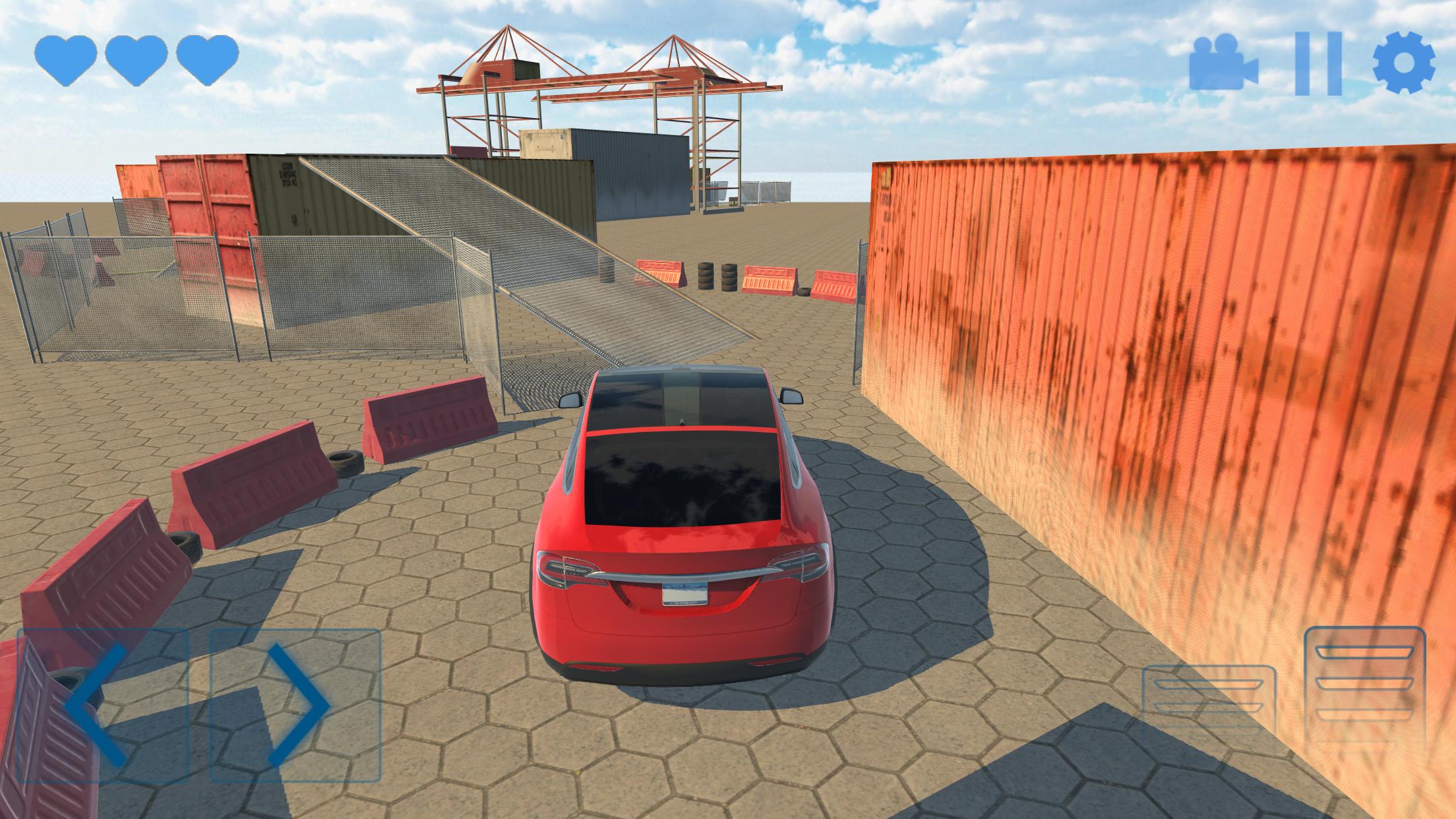 Electric Car Driving Game Sim