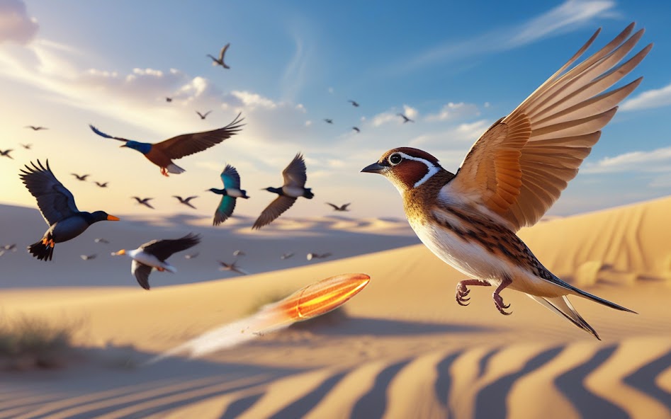 Desert Birds Sniper Shooter 3D