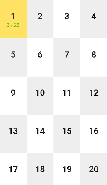 Crossword brain Game puzzle